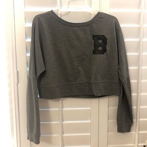 Bozzolo cropped Grey long sleeve